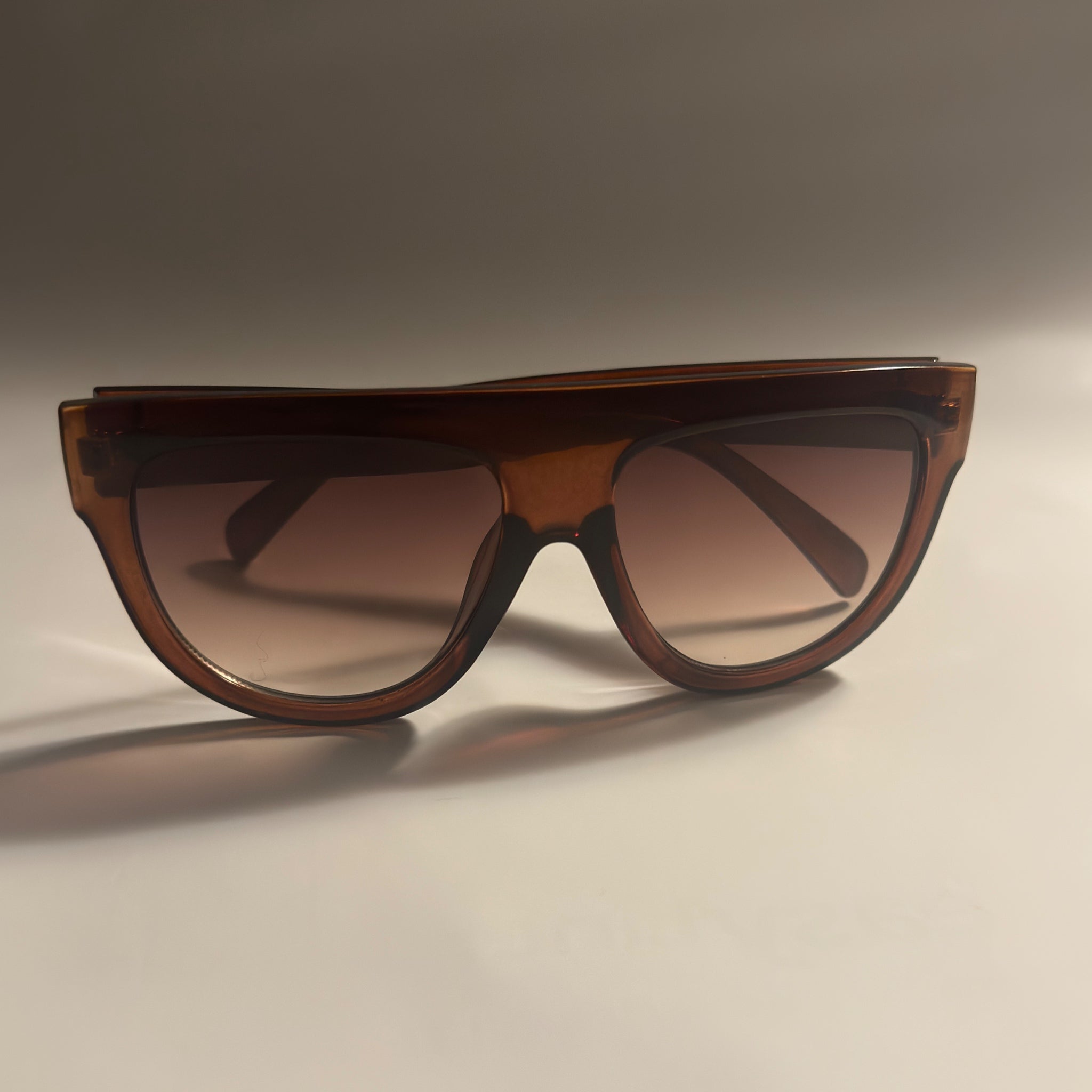 Dark Havana Flattop Sunglasses - SS24 NK