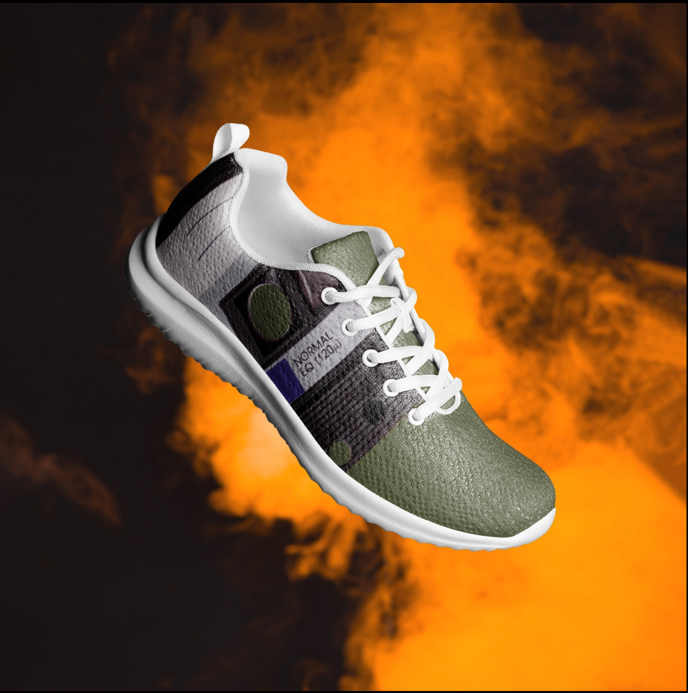 Street Style Sneakers for Men and Unisex - Dark Green