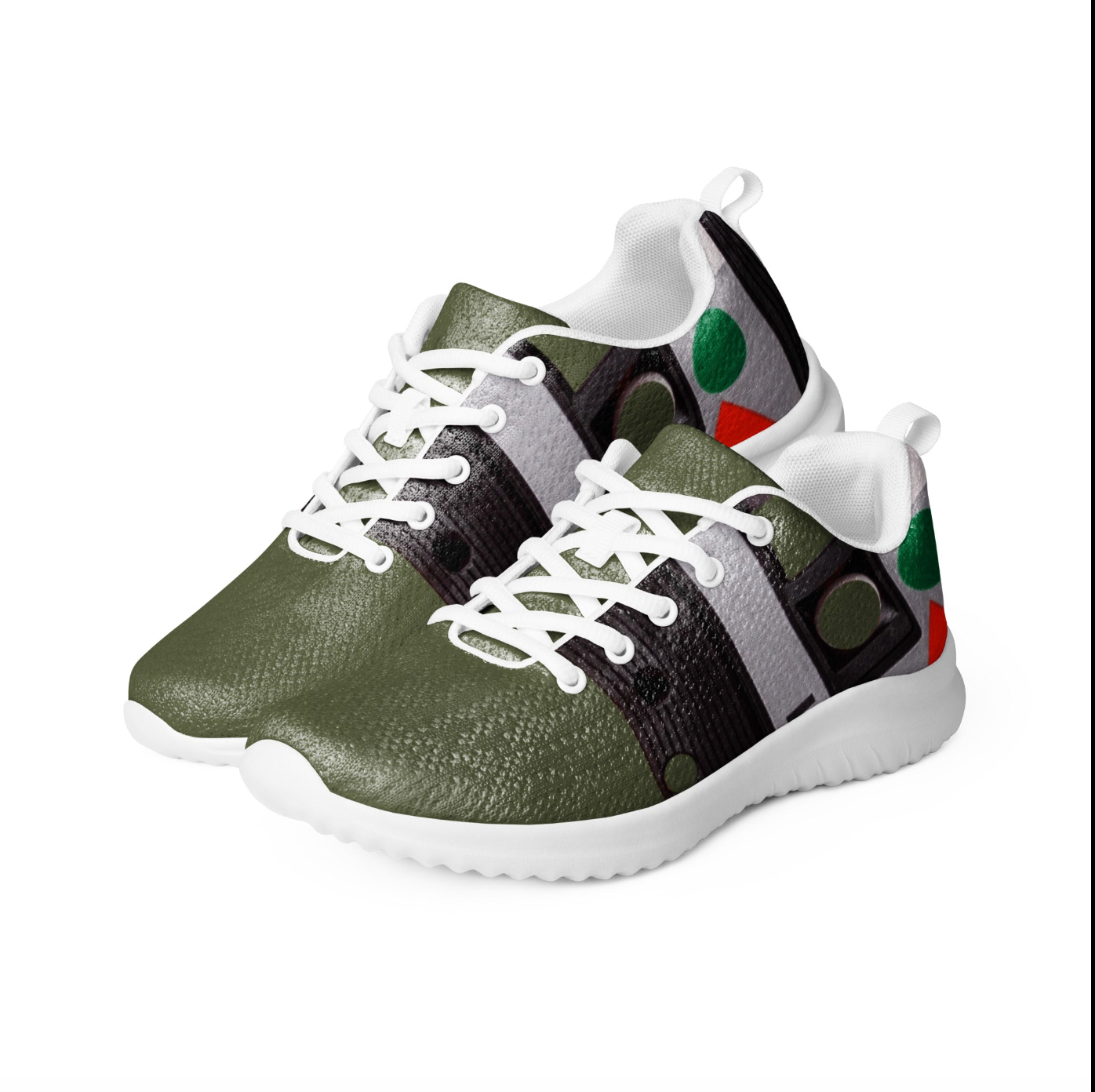 Street Style Sneakers for Men and Unisex - Dark Green